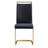 Modern High-Back Faux Leather Cantilever Dining Chairs with Metal Base (Set of 2)-1892720698-1931201850-1925476978