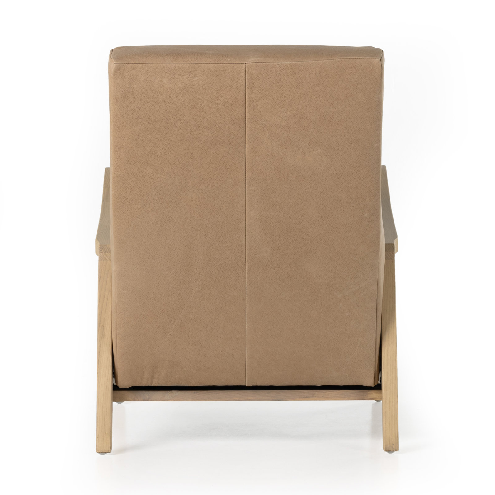 Neeley Genuine Leather Recliner, Palermo Nude