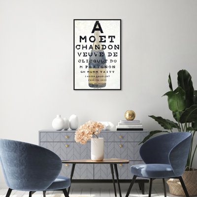 " Champagne Eye Chart "