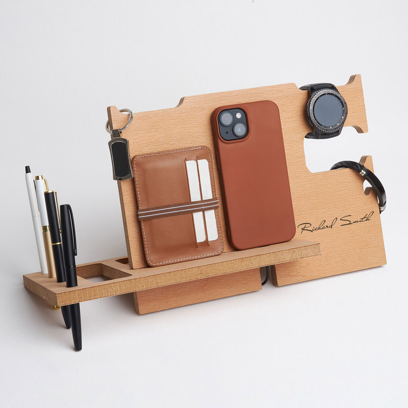 Wood Desk Organiser, Yes