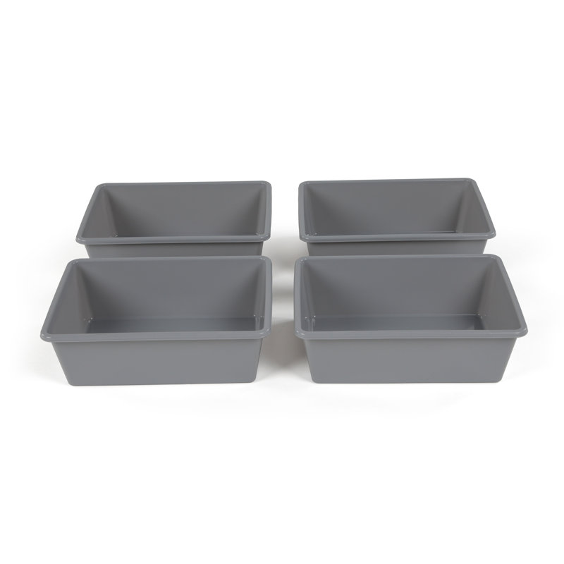 Isabelle & Max™ Plastic Decorative Bin, Double, Gray