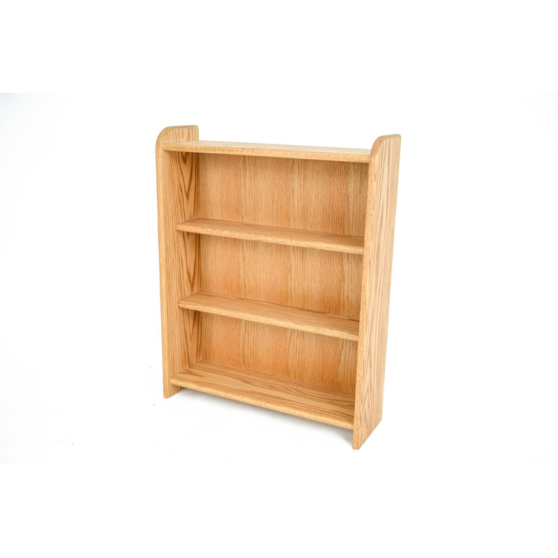Shelf-Style Wooden DVD/VHS Rack - 07 Series, Clear, 30.25" H x 24.25" W x 7.25" D