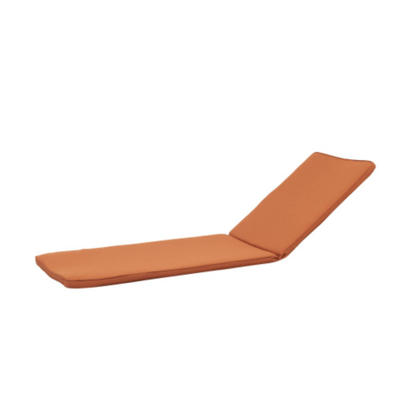 Outdoor Chaise Lounge Cushion, Orange