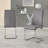 Lazarus Faux Leather Chrome Dining Chairs (Set of 2)-775261948