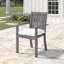 Chaise de patio empilable avec coussin Rossi-1095580124-1095580098