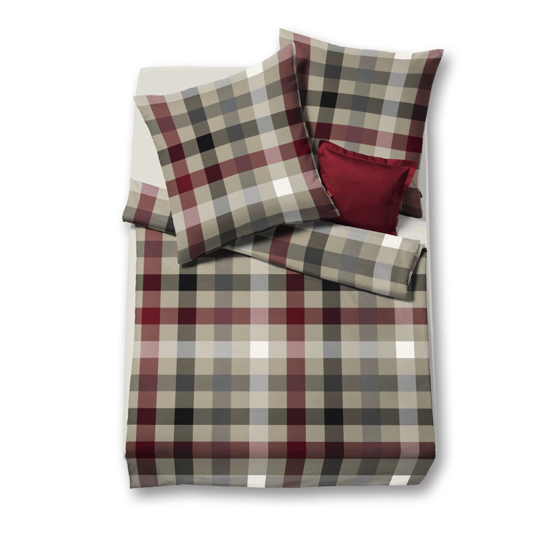Lech 100% cotton 110 TC Duvet Cover Set, Klassik, 155 x 200 cm - 1 Pillowcase (80 x 80 cm)