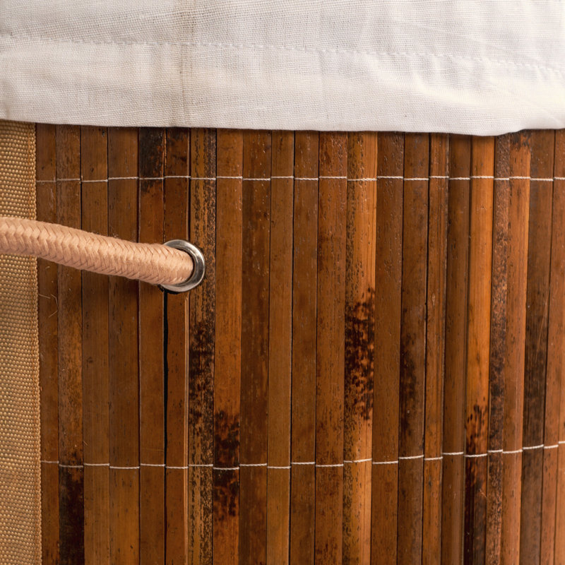 Panier à linge en bambou
