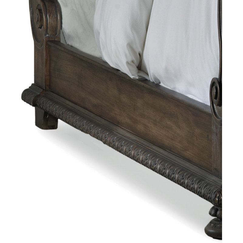 Rhapsody Tufted Bed, King, Brown/Beige