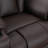 37.8" Wide Faux Leather Power Lift Assist Heated Massage Home Theater Individual Seat with Dual Cup Holders & USB-87245072