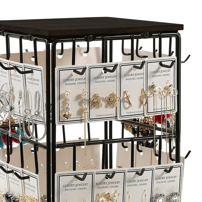 Countertop Iron Jewellery Cabinet Jewelry Armoire