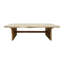 Table basse en bois massif Live Edge