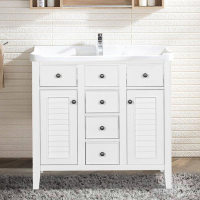 35'' Single Bathroom Vanity Base Only