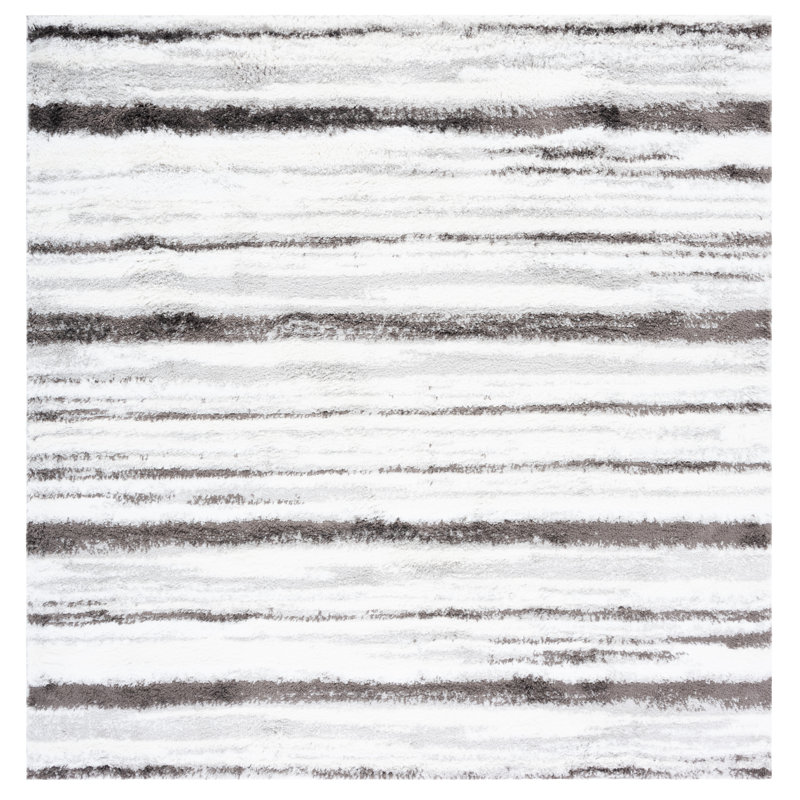 Davyan Performance Striped Rug, Square 7'