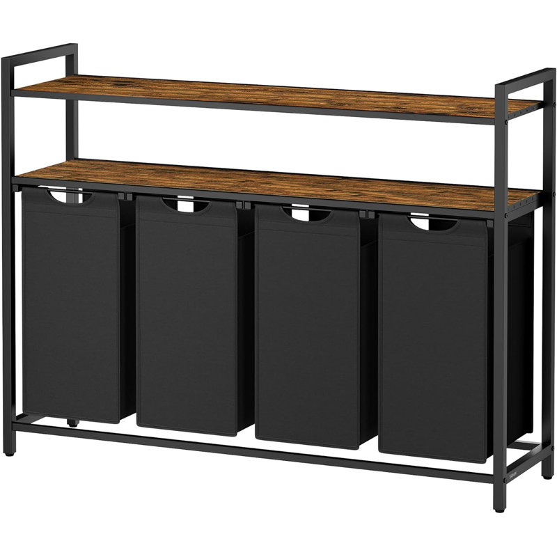 Bhargava Fabric and Steel Laundry Hamper