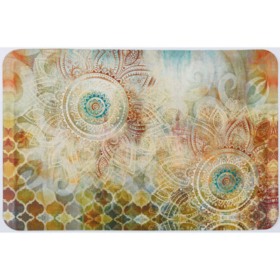 Grannis Synthetic Water Resistant Anti-Fatigue Non-Skid Kitchen Mat