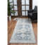 Tapis d'intérieur bleu classique Noble