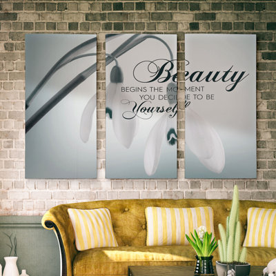 «Beauty in Yourself», reproduction d'art graphique sur toile