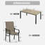 Ensemble de table d'extérieur pour 6 personnes