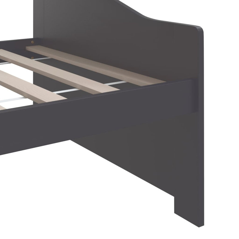 Stebbins UK Single - DE 90 X 190 Cm Bed, Grey