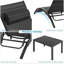 155cm Long Chaise Lounge Set
