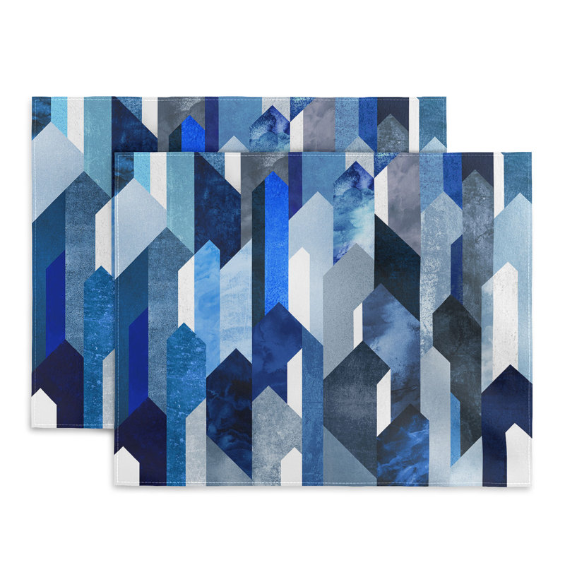 Cotton Geometric Rectangle Placemat