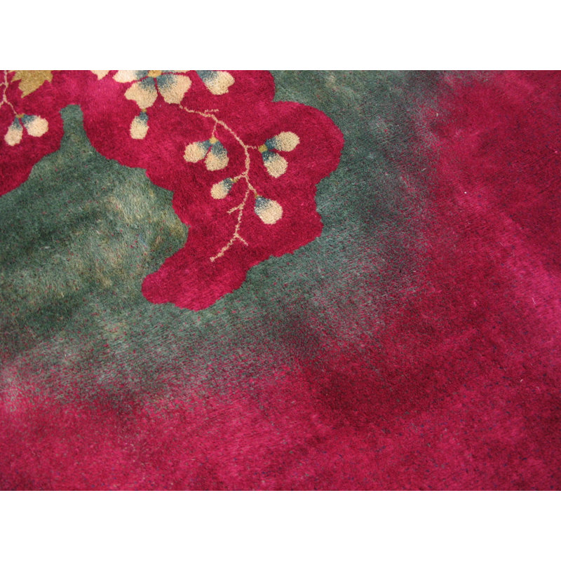 Bold Color Antique Exciting Art Deco Design Chinese Room Size Rug