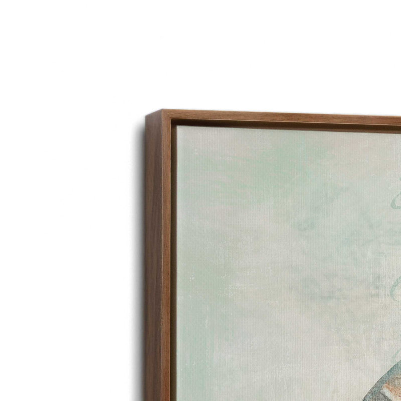 Estampe « Coquillages IV » de Mollie B., L 12 po x H 12 po, Brun, Framed Canvas