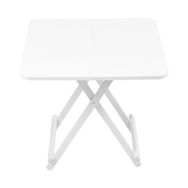 Foldable Square Dining Table, White