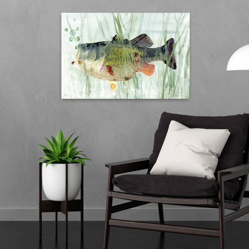 Art de la faune, lac, H 16 po x l 24 po