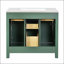 Meuble-lavabo moderne de 36 pouces avec lavabo en céramique, structure en bois massif, 4 tiroirs et 2 armoires pour un grand rangement-1324798363