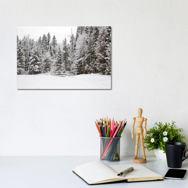Over The Bridge by Aledanda - Wrapped Canvas Print, 20.32 cm H x 30.48 cm W