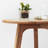 Jiyu Solid Wood 3 Legs End Table, Side Table Coffee Table Bedside Table Night Stand