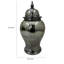 Pot traditionnel Anila avec couvercle en dôme, métal chromé noir 21 pouces-129767778