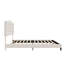 Lit en lin beige capitonné Diamond-639407025