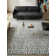 Ink Blot Wool Area Rug in Black/Gray