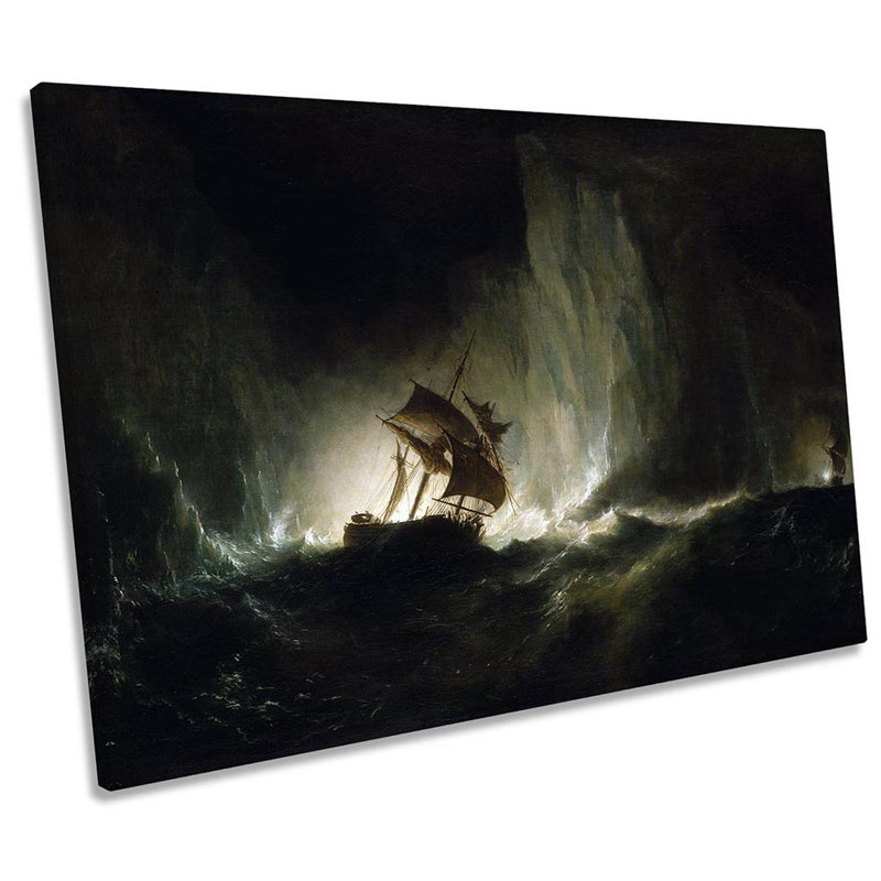 Richard Brydges Beechey HMS Erebus - Wrapped Canvas Rectangle Print, 81.3cm H x 121.9cm W x 4cm D