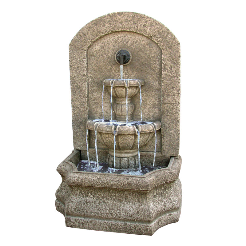 Portofino Wall Base Fountain, Forest Brown