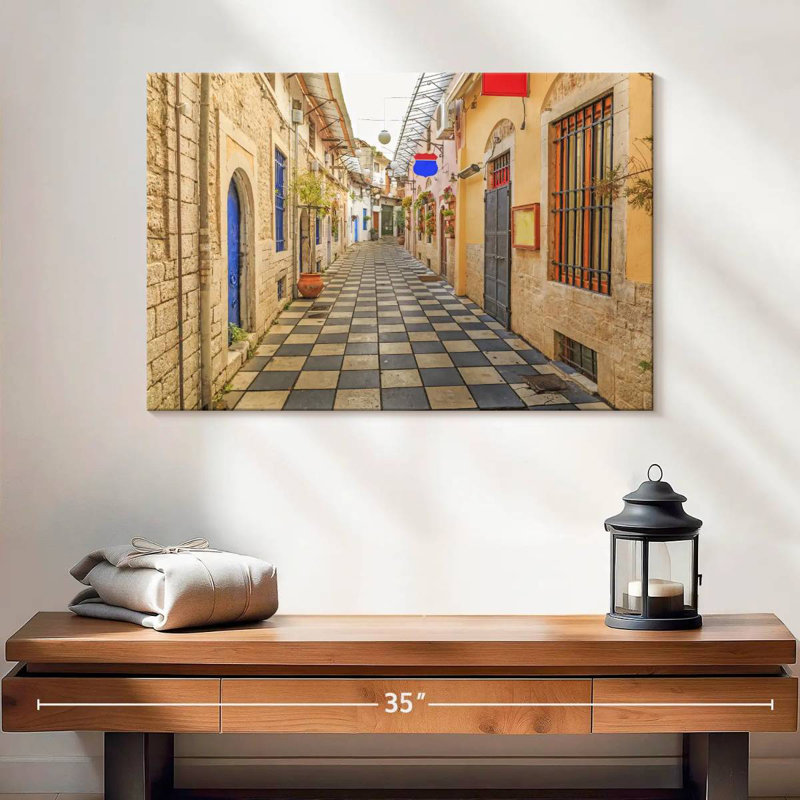 Stoa Liampei Street, 16" H x 24" W