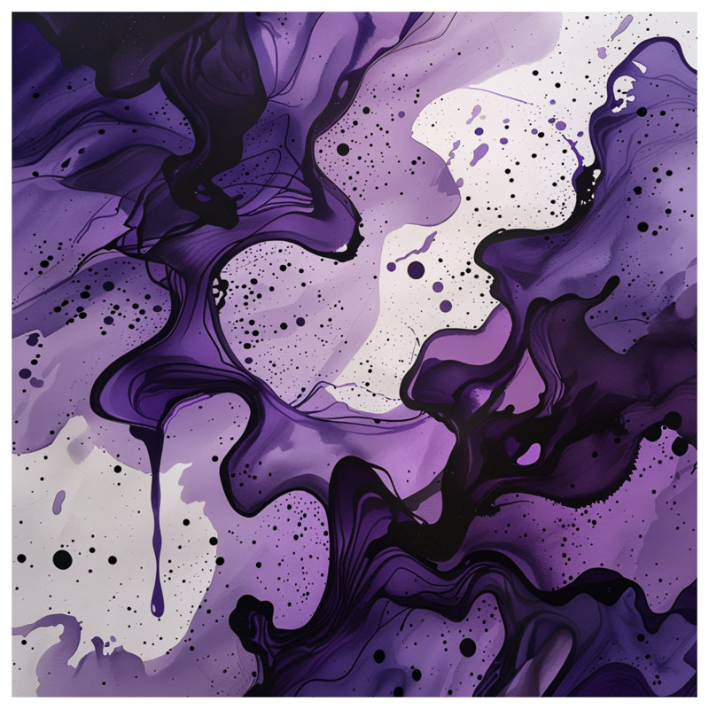 Housse de couette abstraite Abstract Waves Bedding, Grand lit