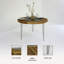 Table ronde en verre ou miroir