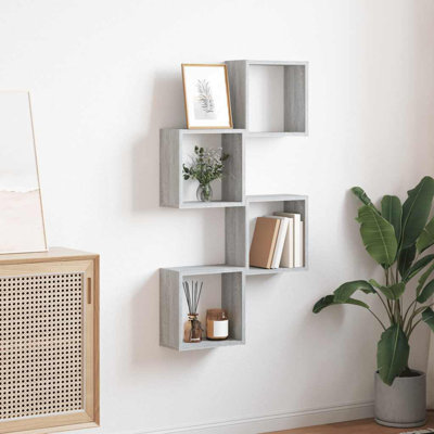 Wall Cube Shelves 4 Pcs