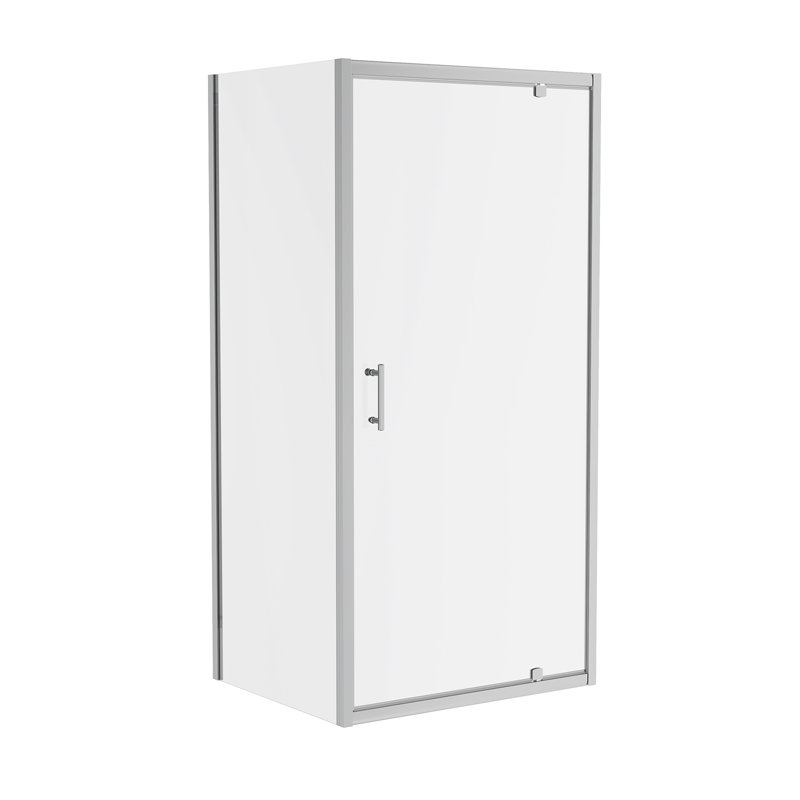 Severio Bathroom 1000mm Pivot Door Shower Enclosure with 700mm Side Panel, Chrome