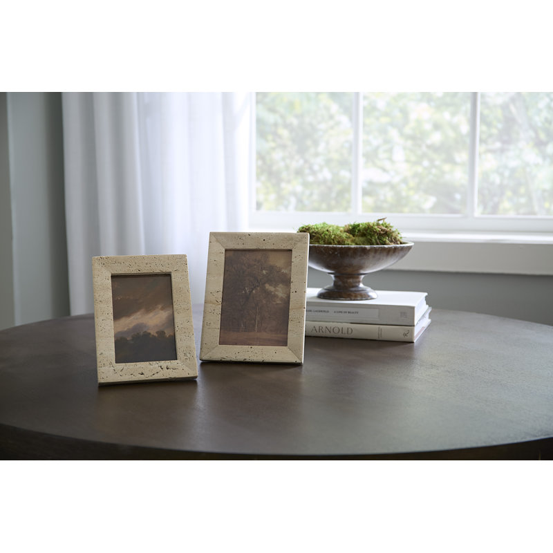 Travertino Picture Frame, 5" W x 7" H