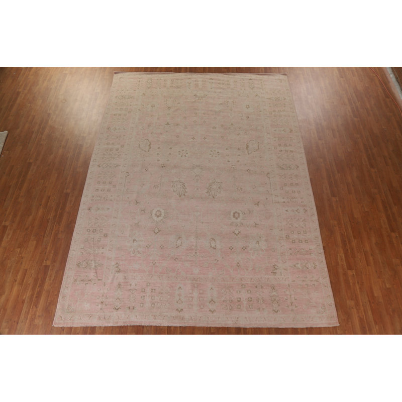 Vegetable Dye Oushak Large Area Rug 10x14