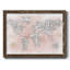 Carte de guépard rose sur toile-96272892-96272894