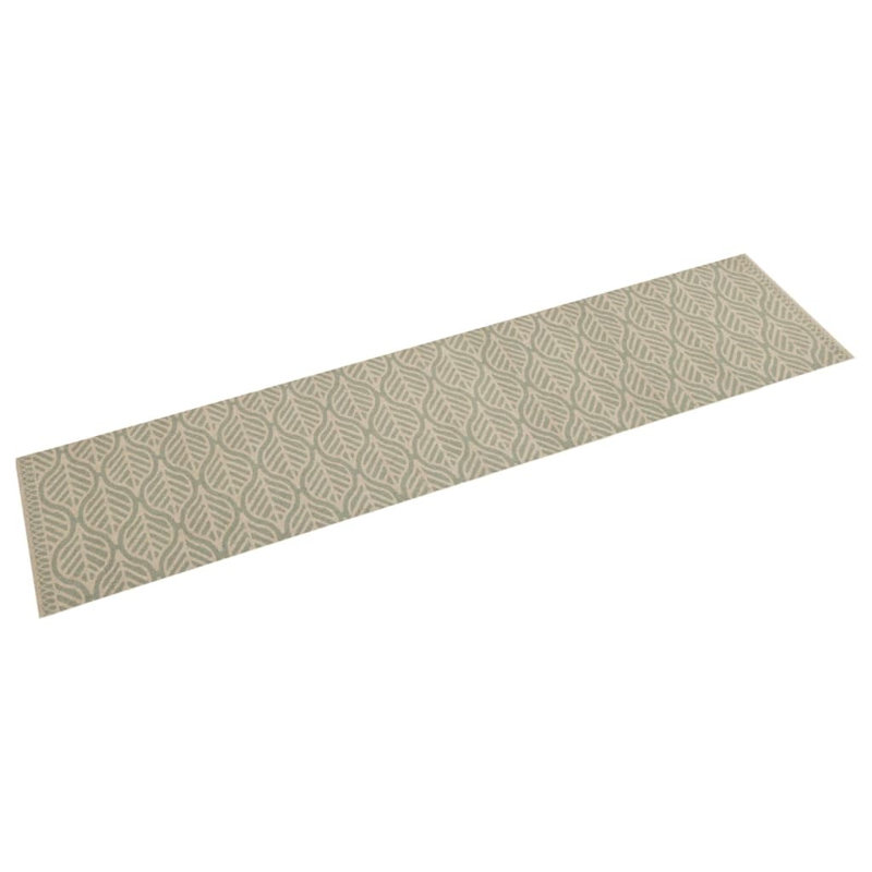 Annarosa Washable Leaves 60x180 Cm Velvet Kitchen Mat, 300cm L x 60cm W