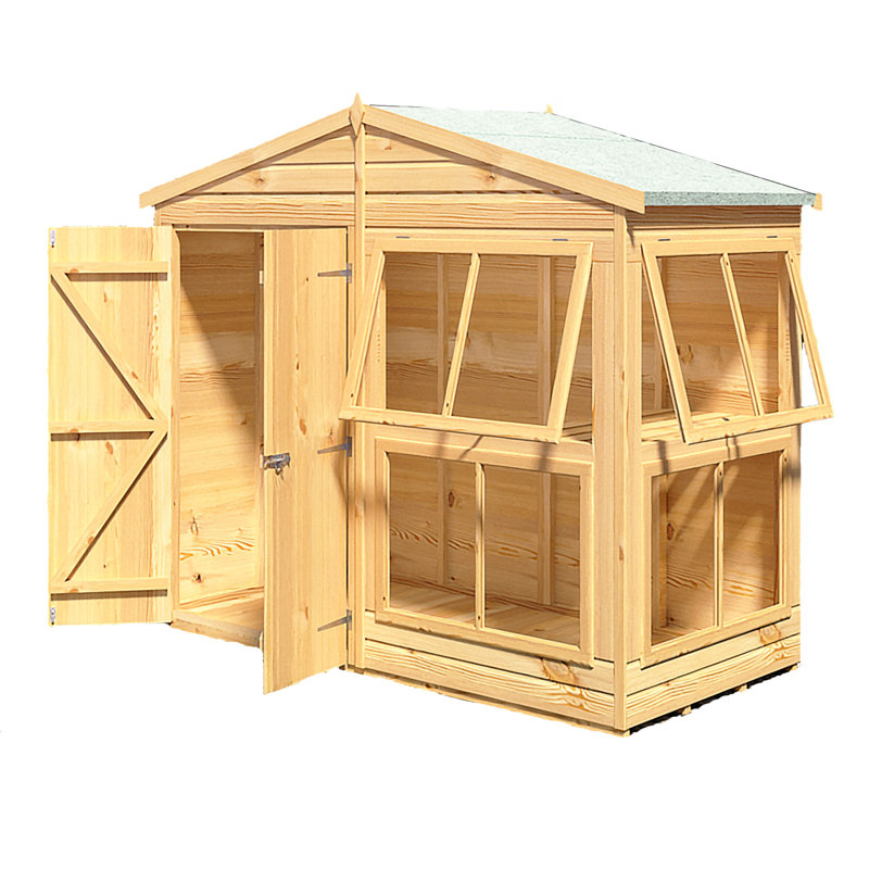 Shire Sun Hut Potting Shed 8 Ft X 4 Ft