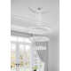 Mystic Single Light Metal Dimmable Tiered Chandelier