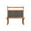 Light brown Rectangular Solid Wood Executive Desk-1540509869