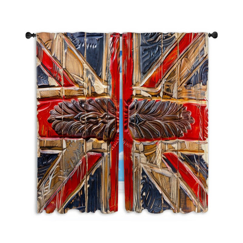 Paire de rideaux obscurcissant en polyester Jatzired, L 20 po x L 84 po